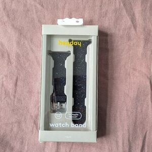 🌸  Apple Watch Silicone Band heyday Black Speckle Size 42-49mm NIB